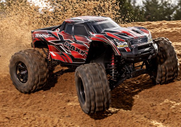 TRAXXAS X-Maxx 4x4 VXL ROT 1/7 Monster-Truck RTR Brushless, ohne Akku und Ladegerät